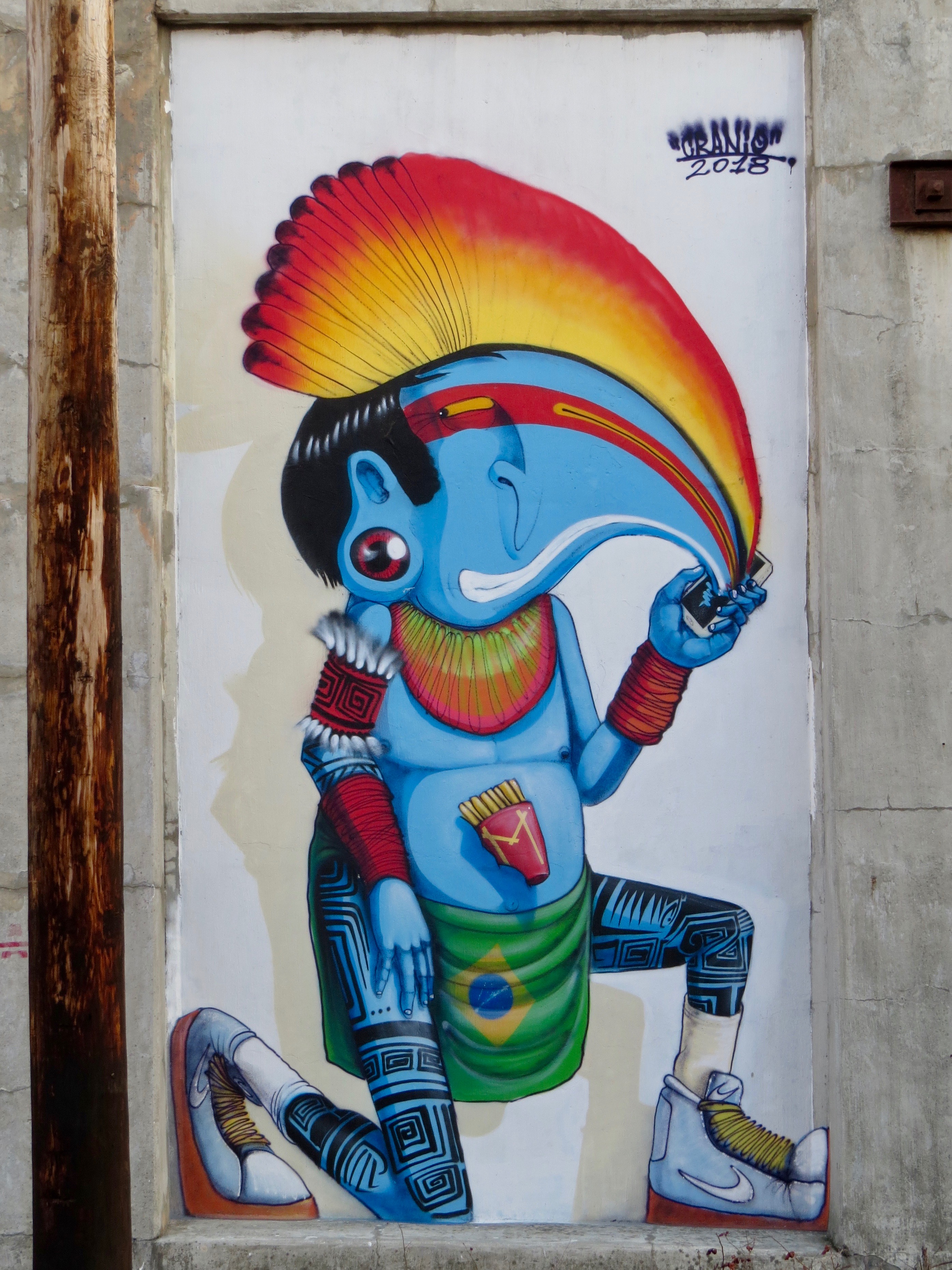 mural in Chicago by artist Cranio Artes.