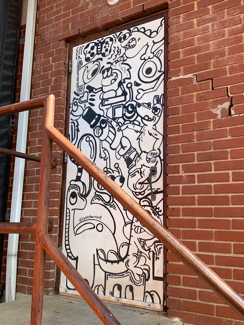 mural in Charlotte by artist Ryan Cheuvront.