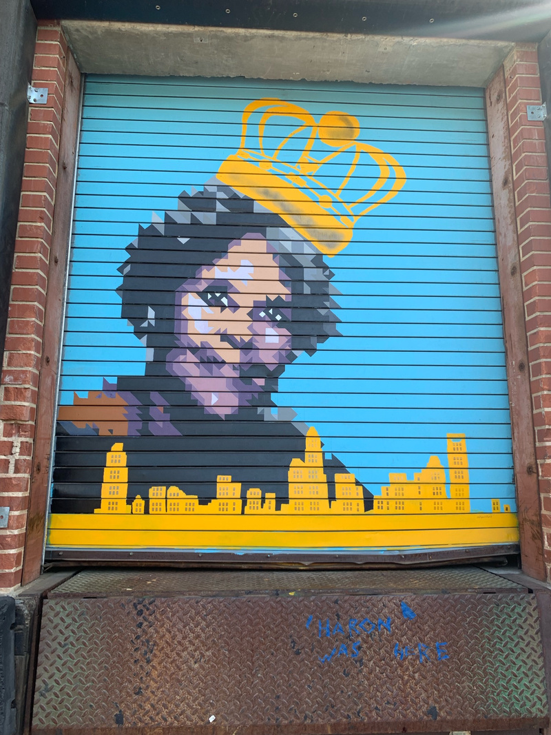 mural in Charlotte by artist Rebecca Lowry.