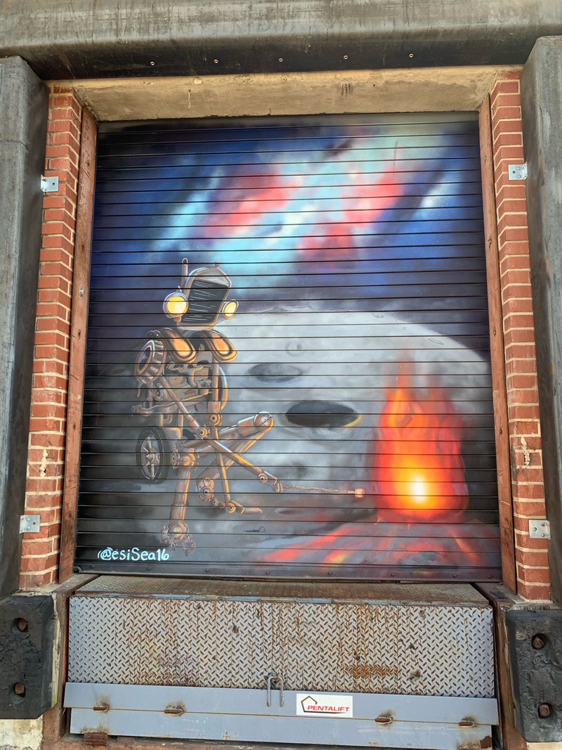 mural in Charlotte by artist Emily Isaacs.