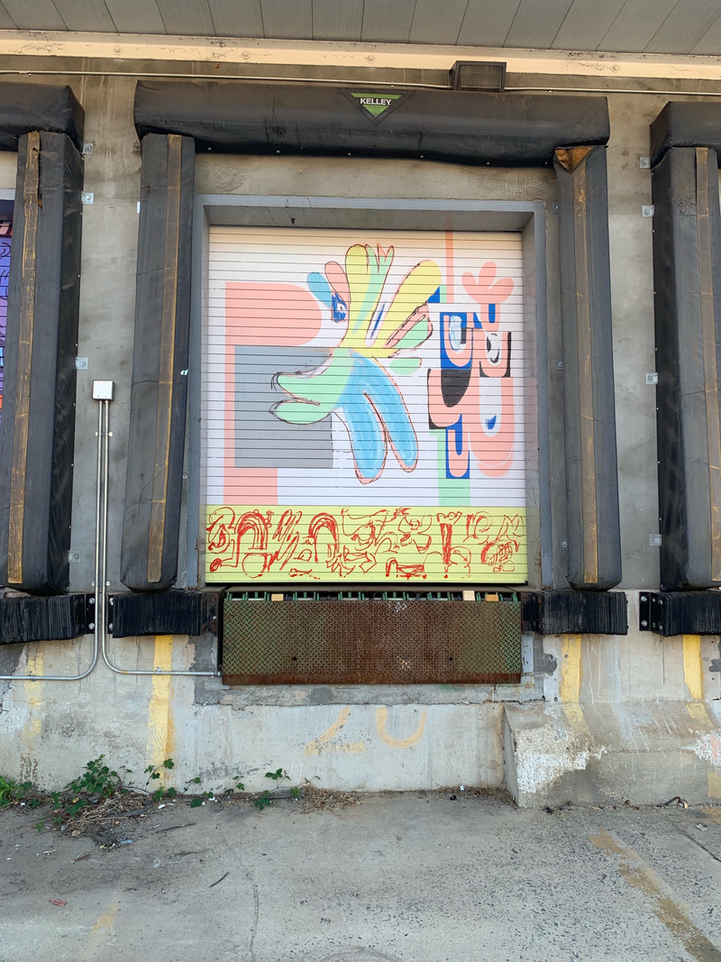 mural in Charlotte by artist Addison Adams.