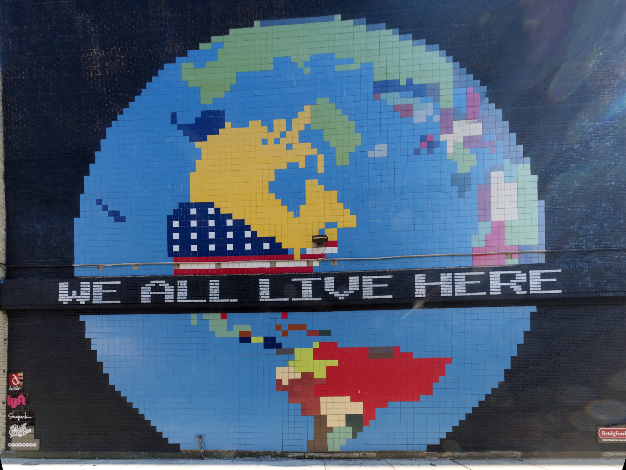 mural in Chicago by artist We All Live Here.