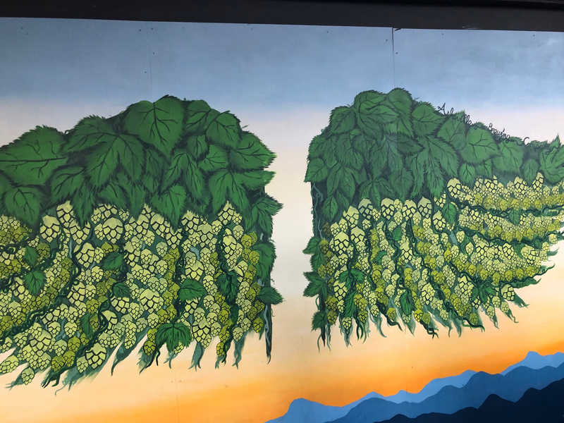 mural in Asheville by artist unknown. Tagged: wings