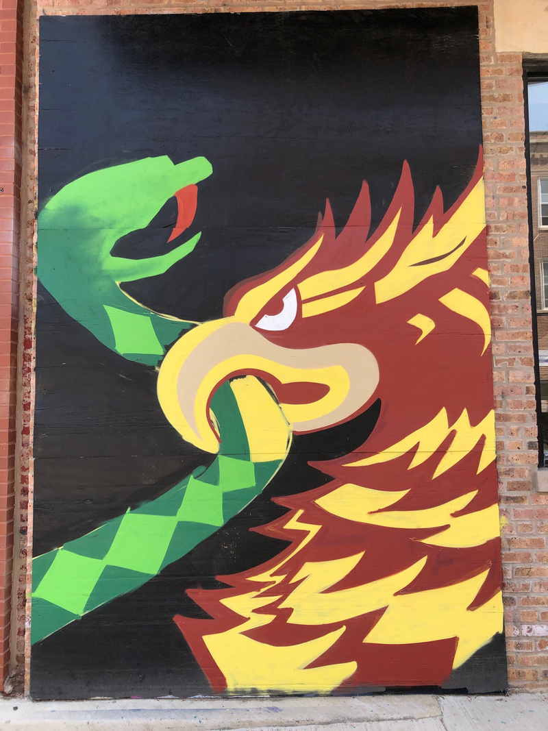 mural in Chicago by artist unknown.