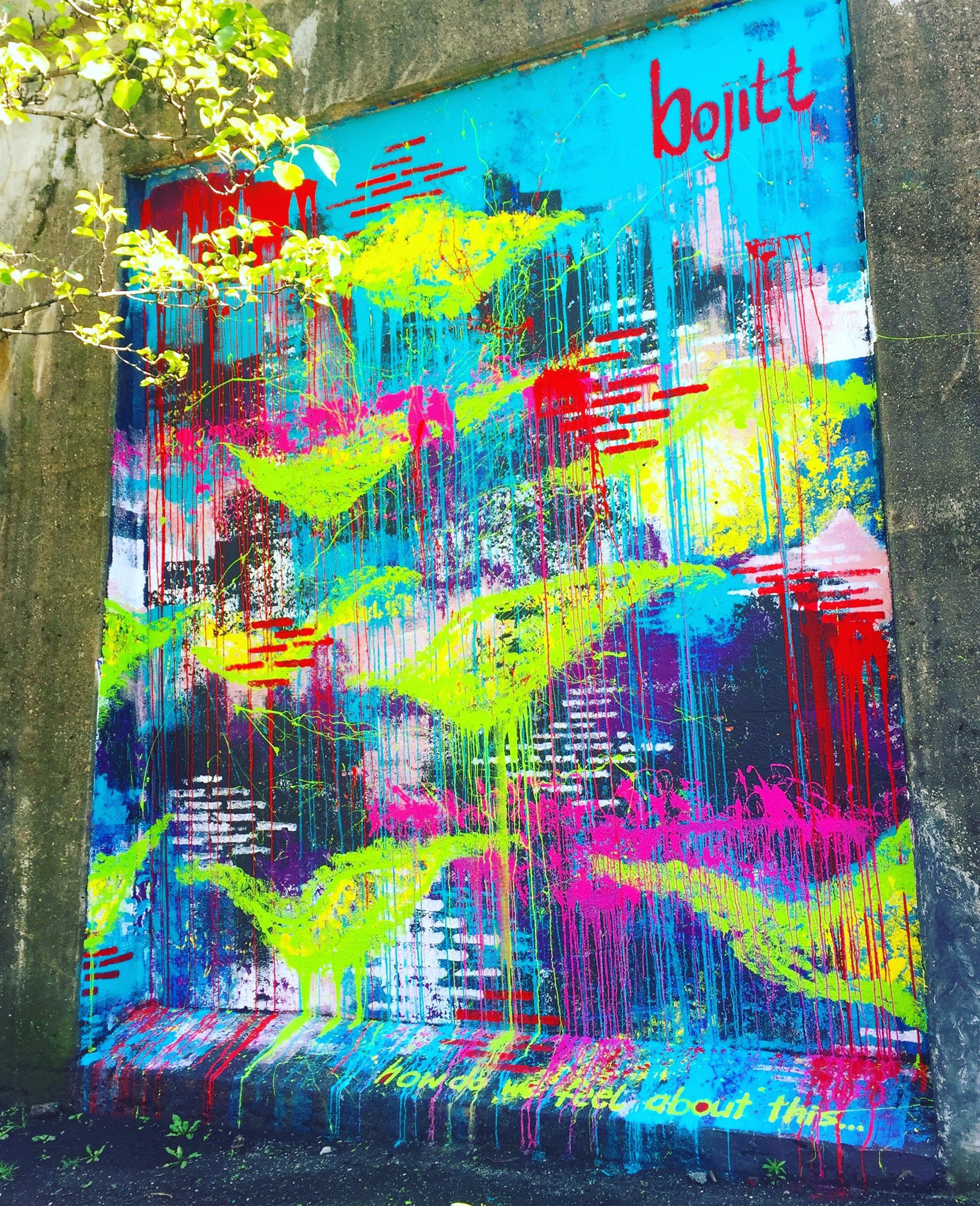 mural in Chicago by artist BOJITT.