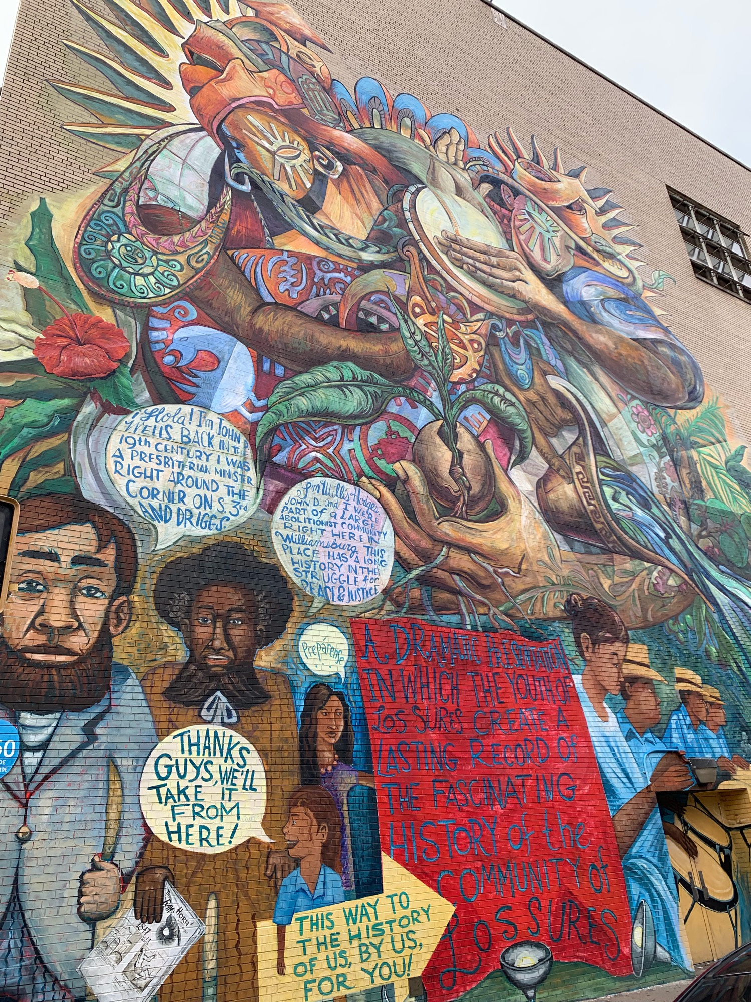 mural in Brooklyn by artist unknown.