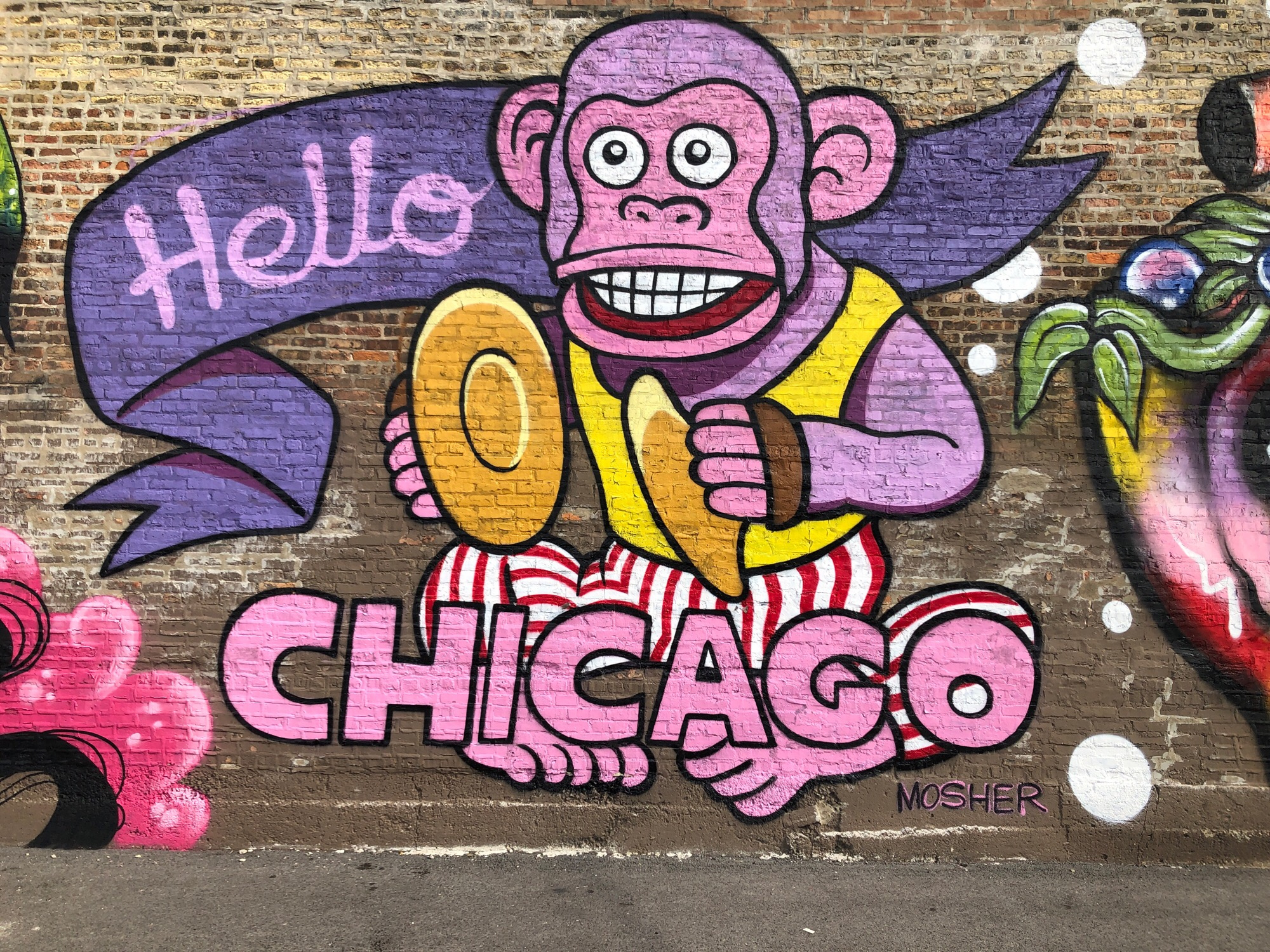 mural in Chicago by artist Mosher.