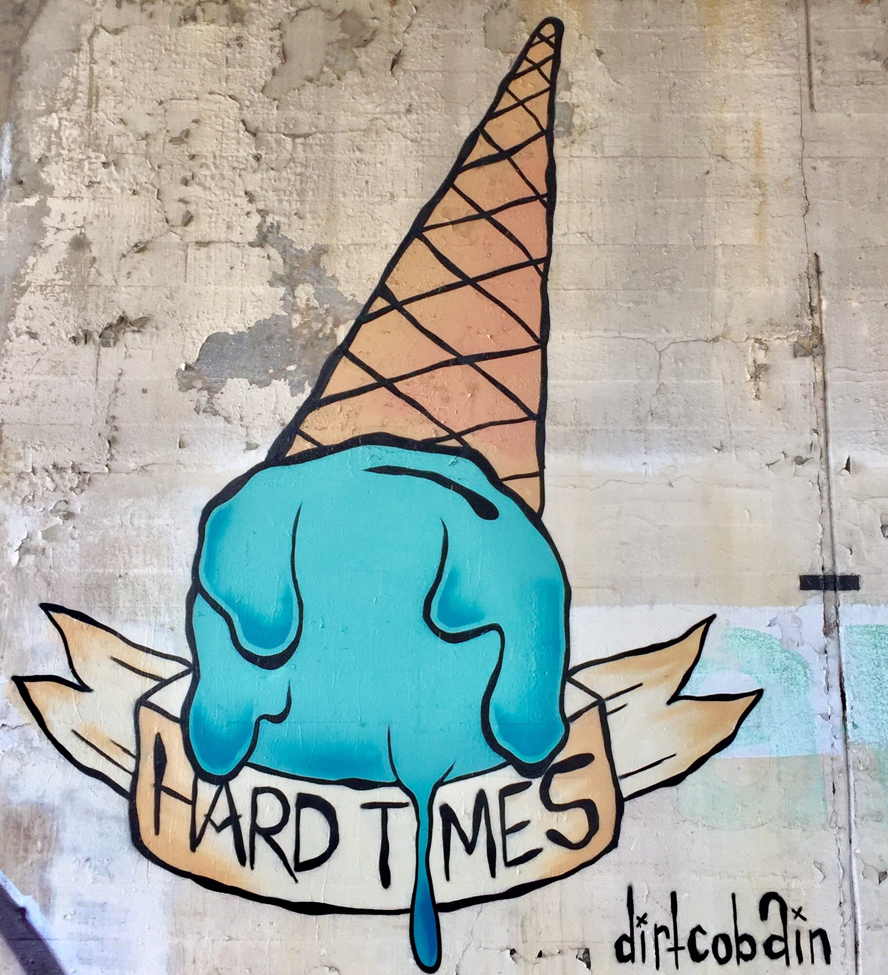 mural in Chicago by artist Dirt Cobain.