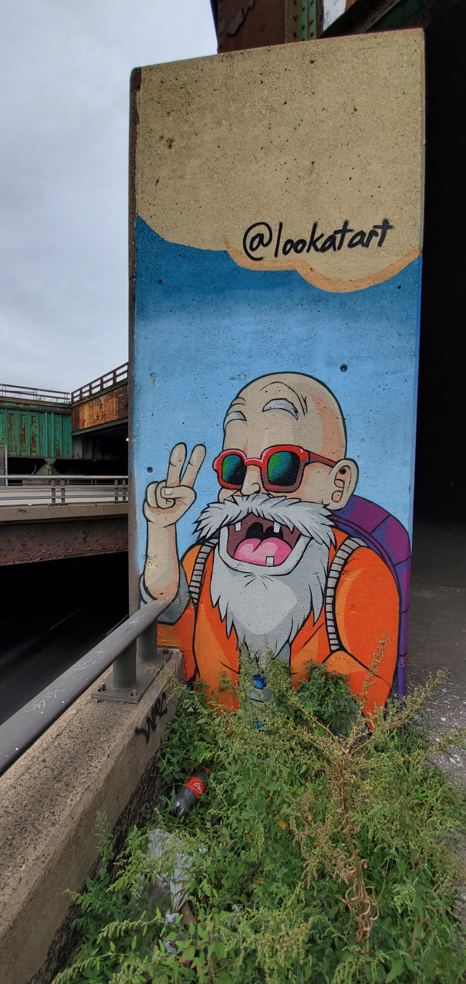 mural in Chicago by artist Jake Merten. Tagged: Dragon Ball Z