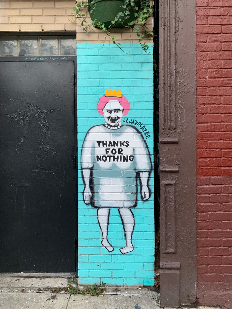 mural in New York by artist Lola Jiblazee.