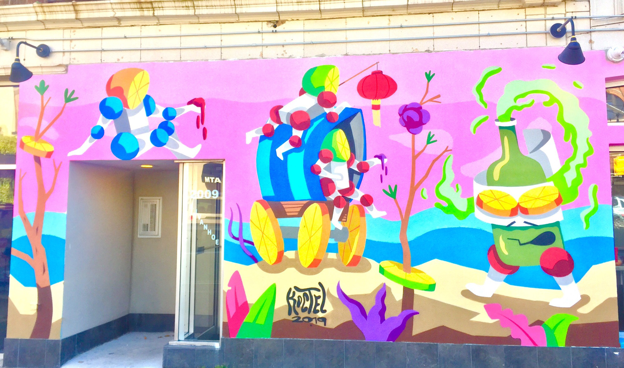 mural in Milwaukee by artist Koctel.