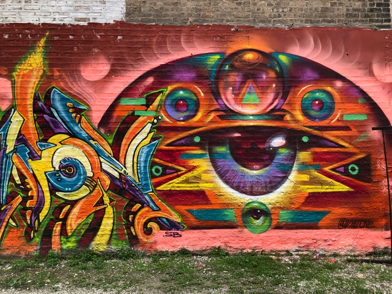 mural in Chicago by artist Vyal Reyes.