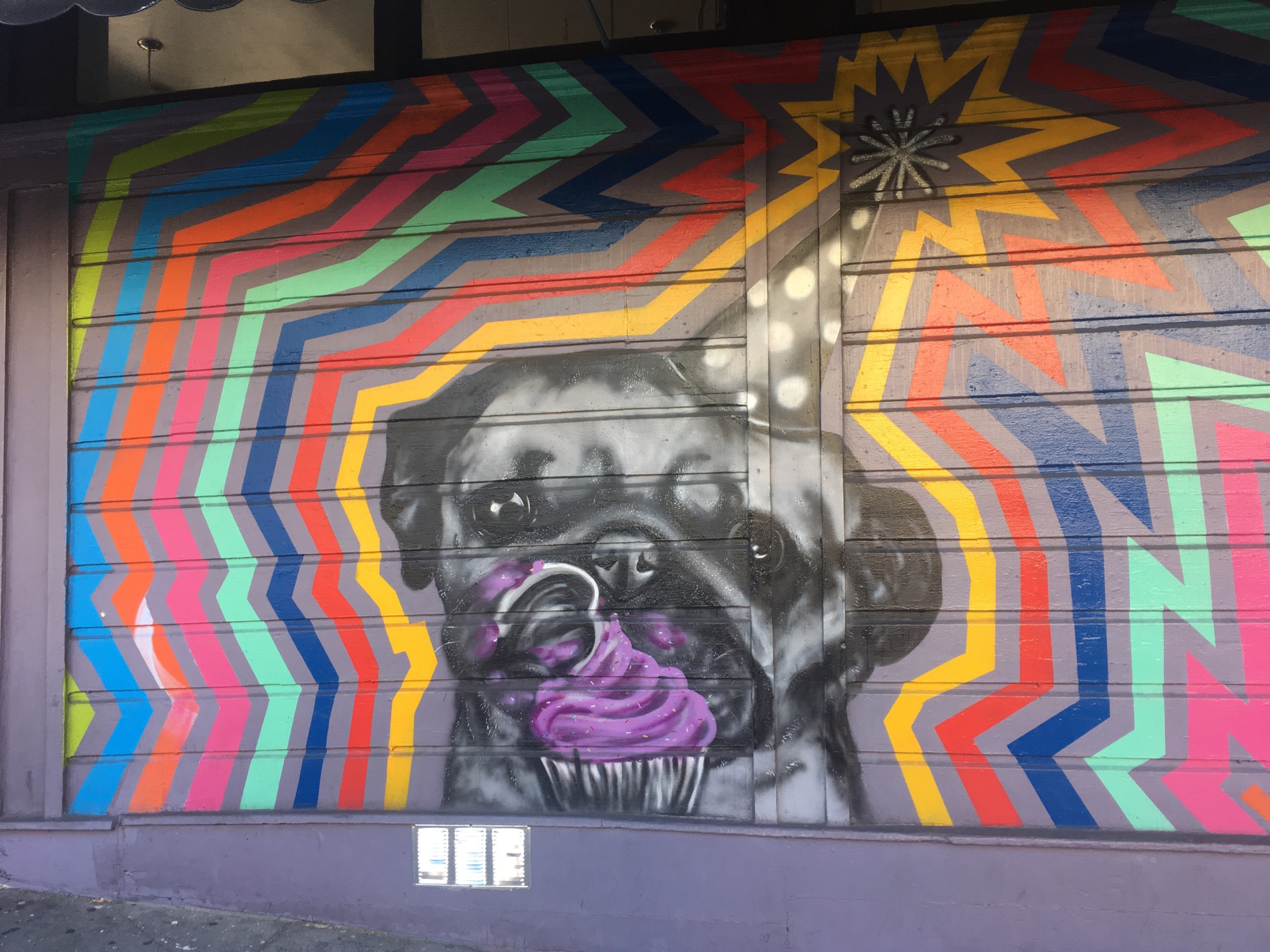 mural in San Francisco by artist unknown.