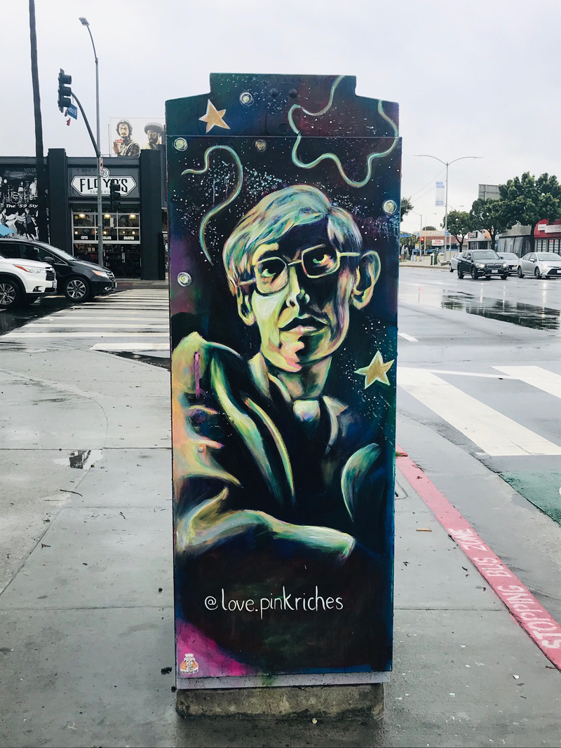 mural in Los Angeles by artist PinkRiches.