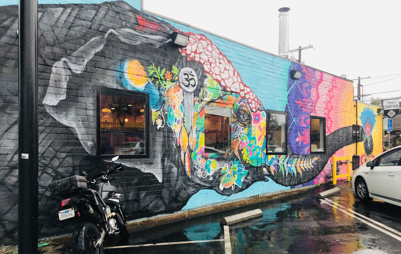 mural in Los Angeles by artist DJ Neff.