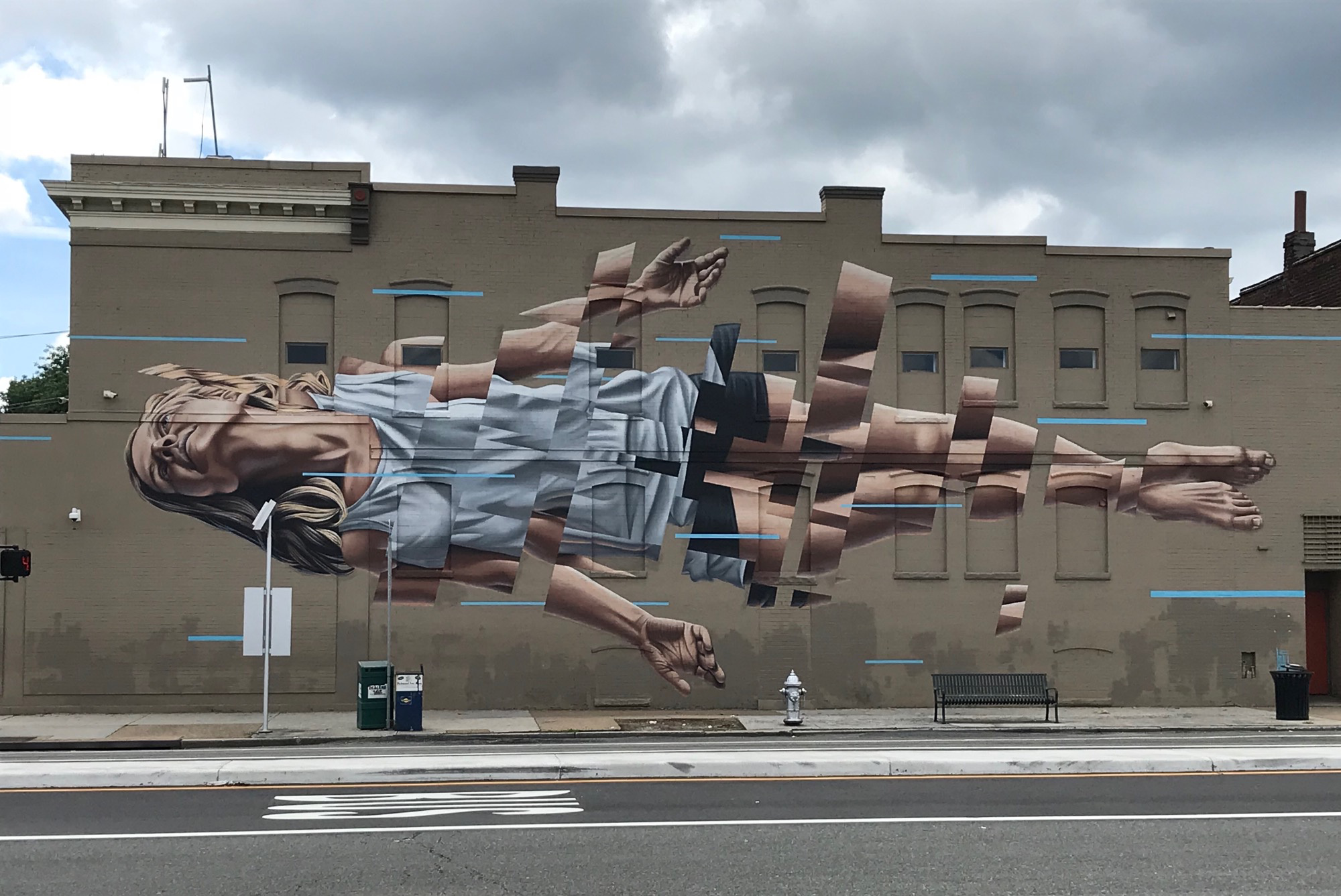 mural in Richmond by artist James Bullough.