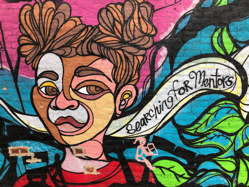 mural in Chicago by artist Sam Kirk.