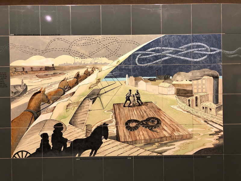 mural in Chicago by artist Ellen Lanyon.