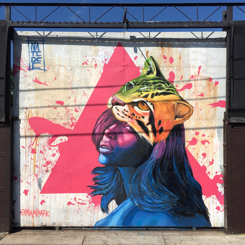 mural in Miami by artist Nate Dee.