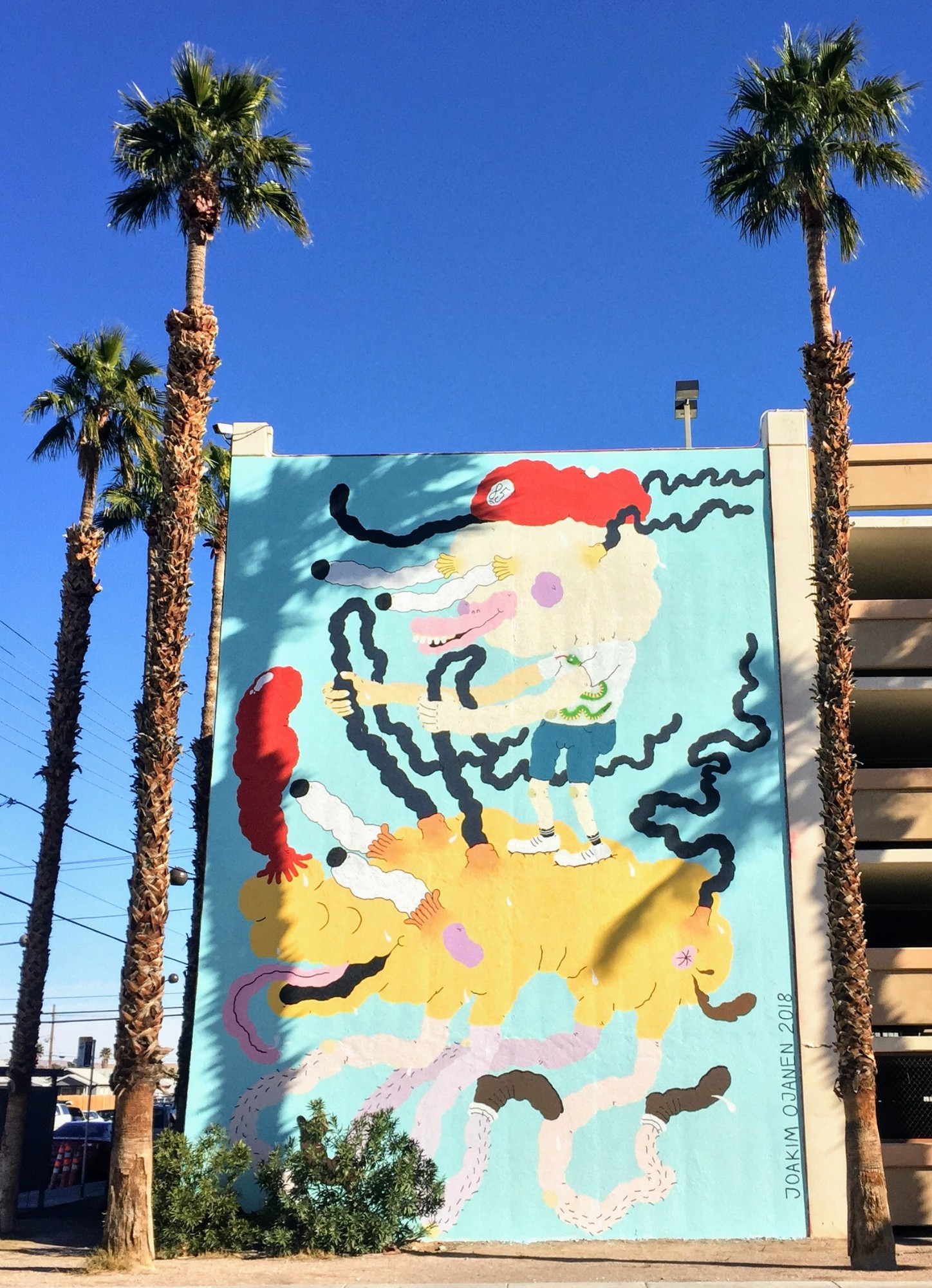 mural in Las Vegas by artist Joakim Ojanen.