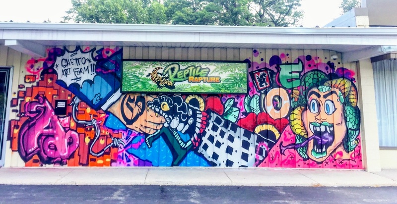 mural in Monona by artist unknown.