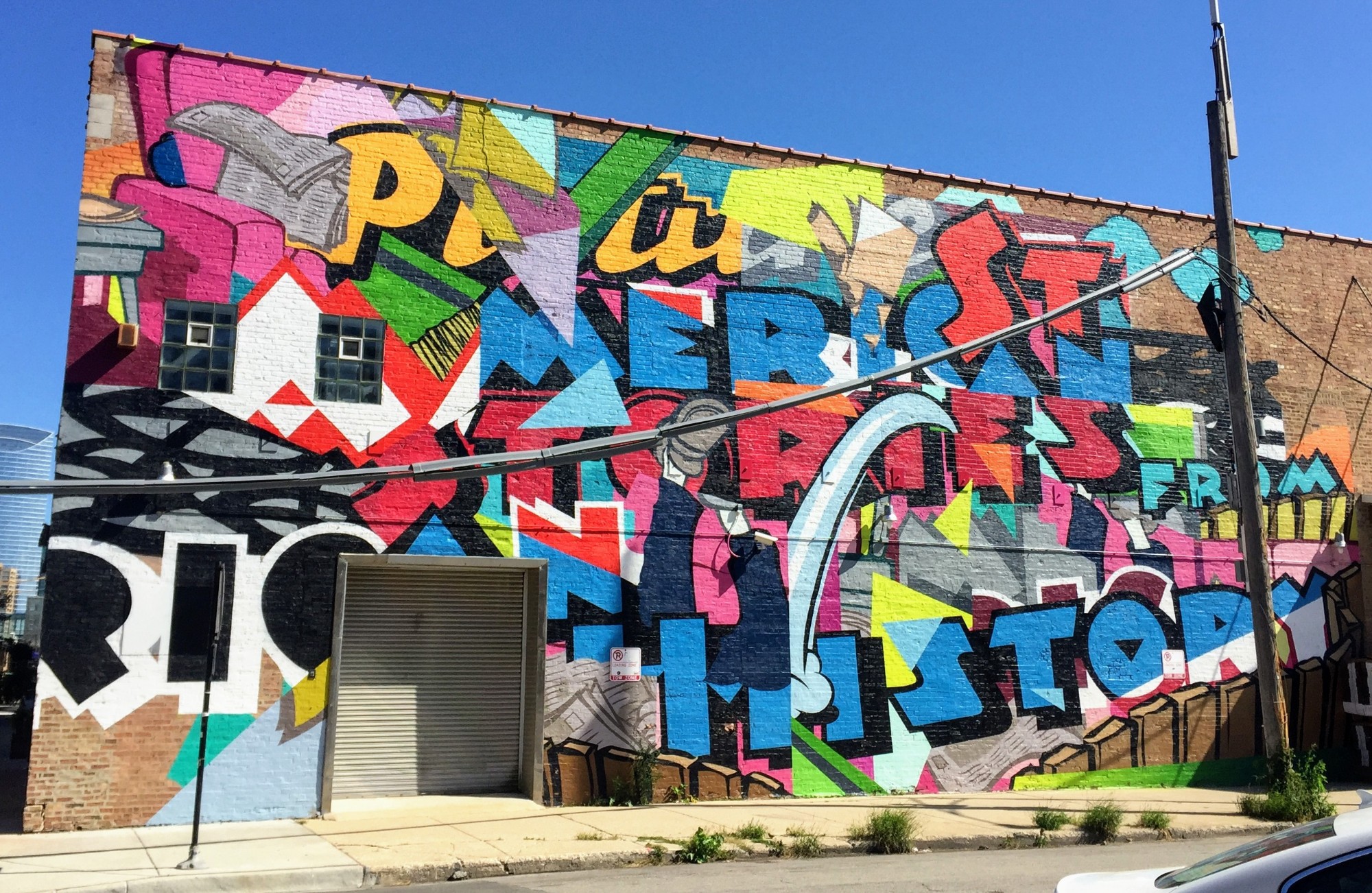 mural in Chicago by artist POSE.