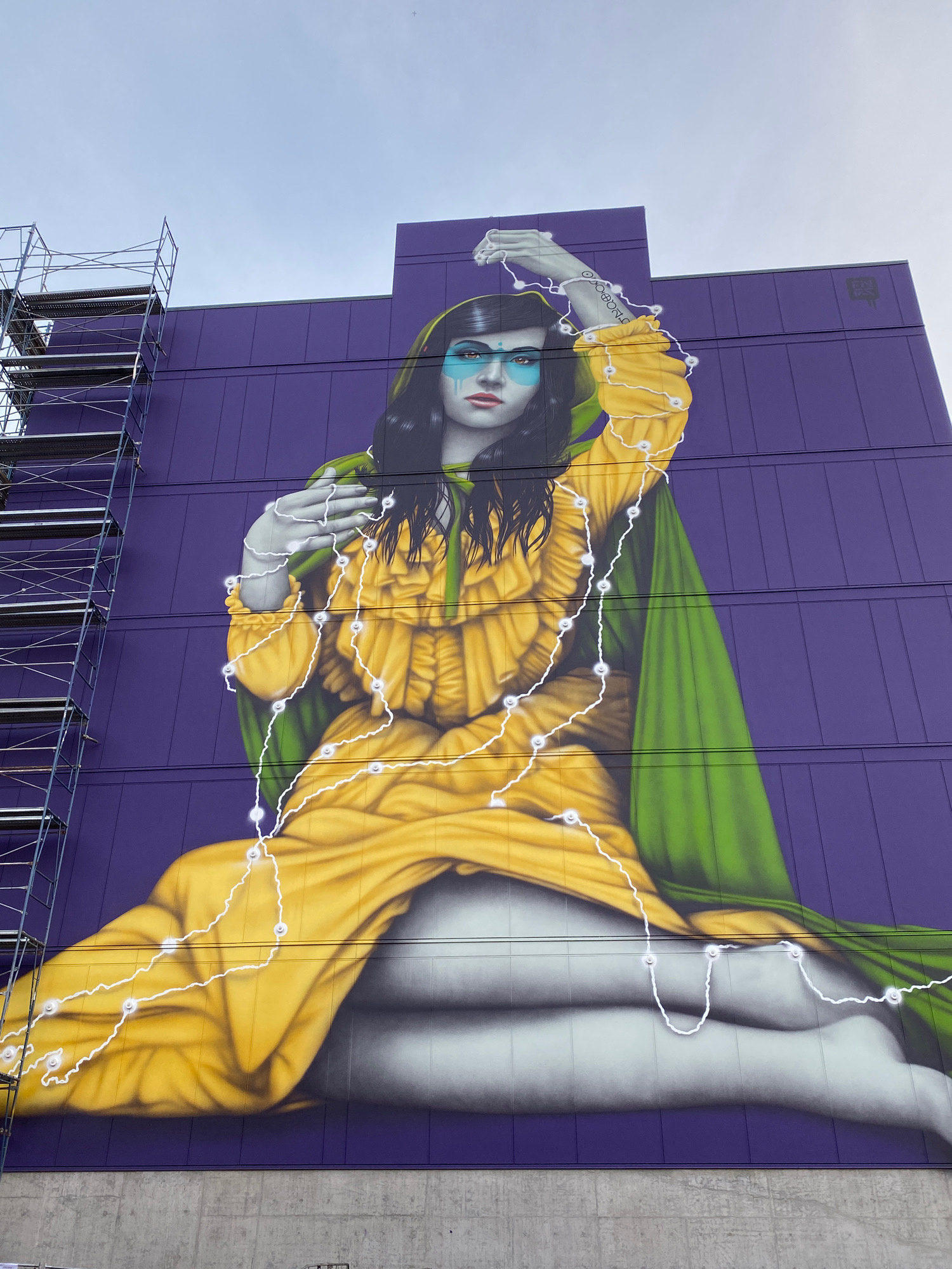 mural in Seattle by artist Fin Dac.