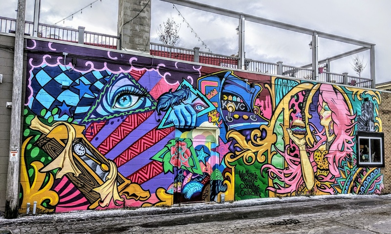 mural in Milwaukee by artist unknown.