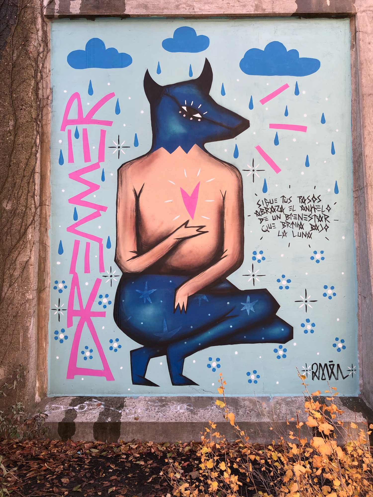 mural in Chicago by artist 2MIL.