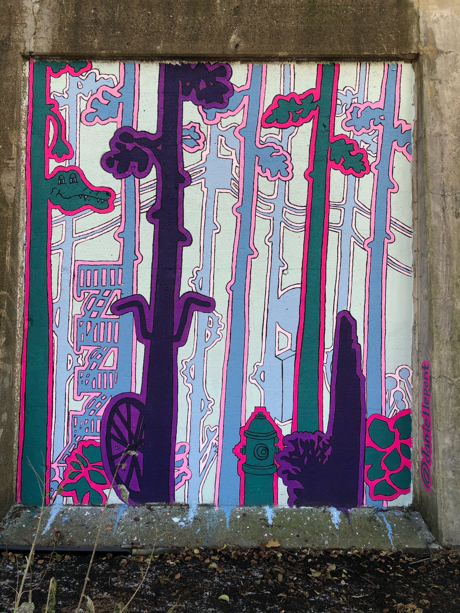 mural in Chicago by artist Danielle Pontarelli.