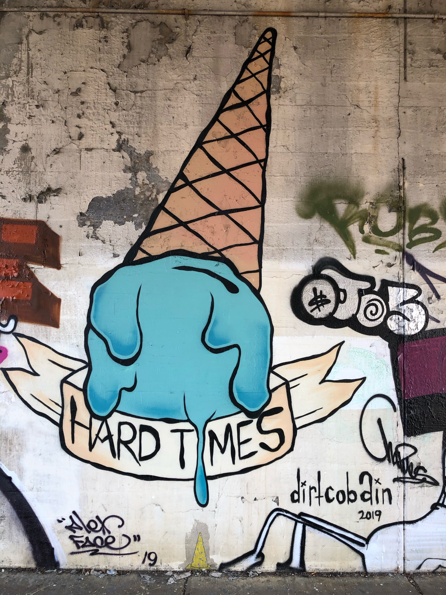 mural in Chicago by artist Dirt Cobain.