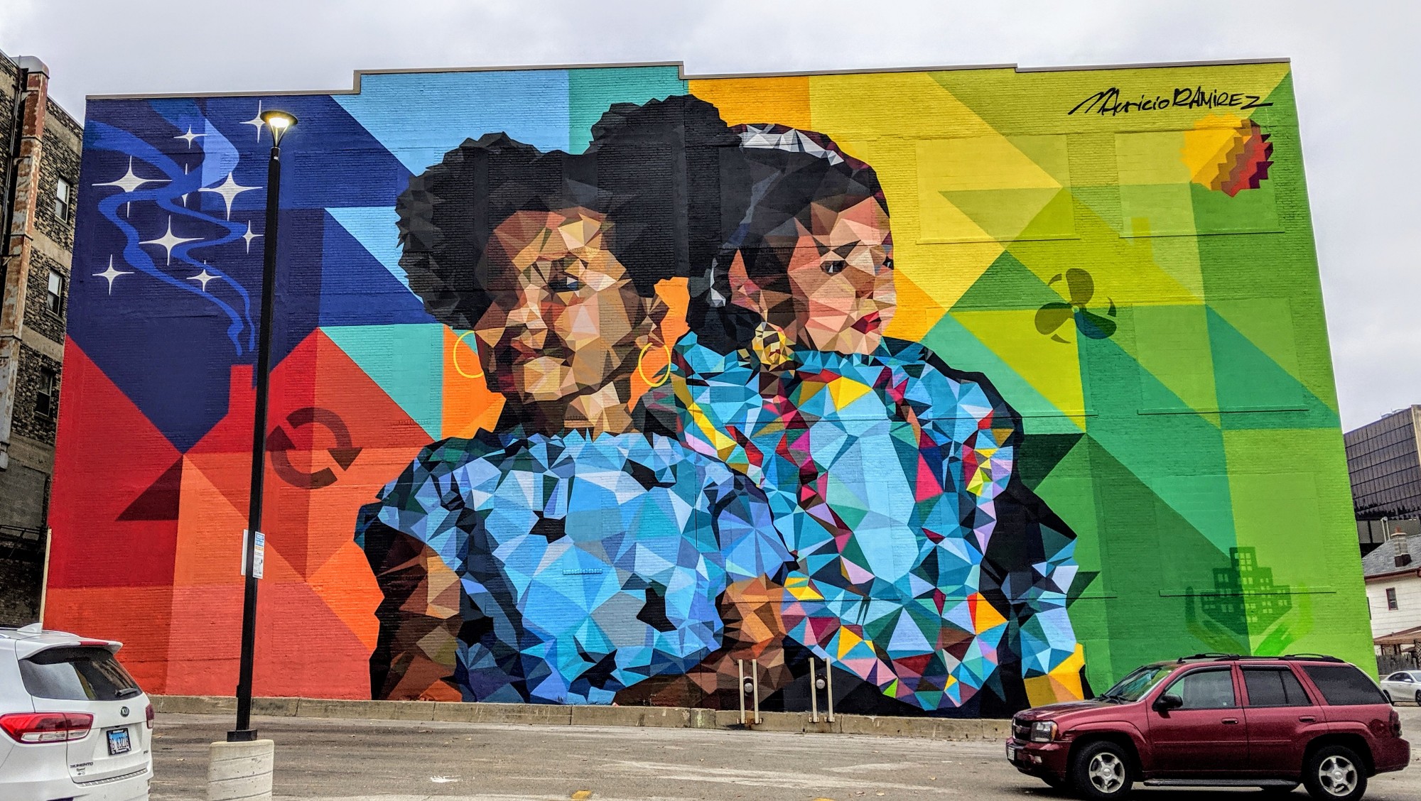 mural in Milwaukee by artist Mauricio Ramirez.