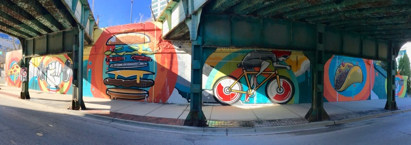 mural in Evanston by artist Anthony Lewellen.