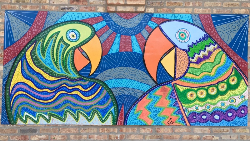 mural in Chicago by artist Tony Passero.