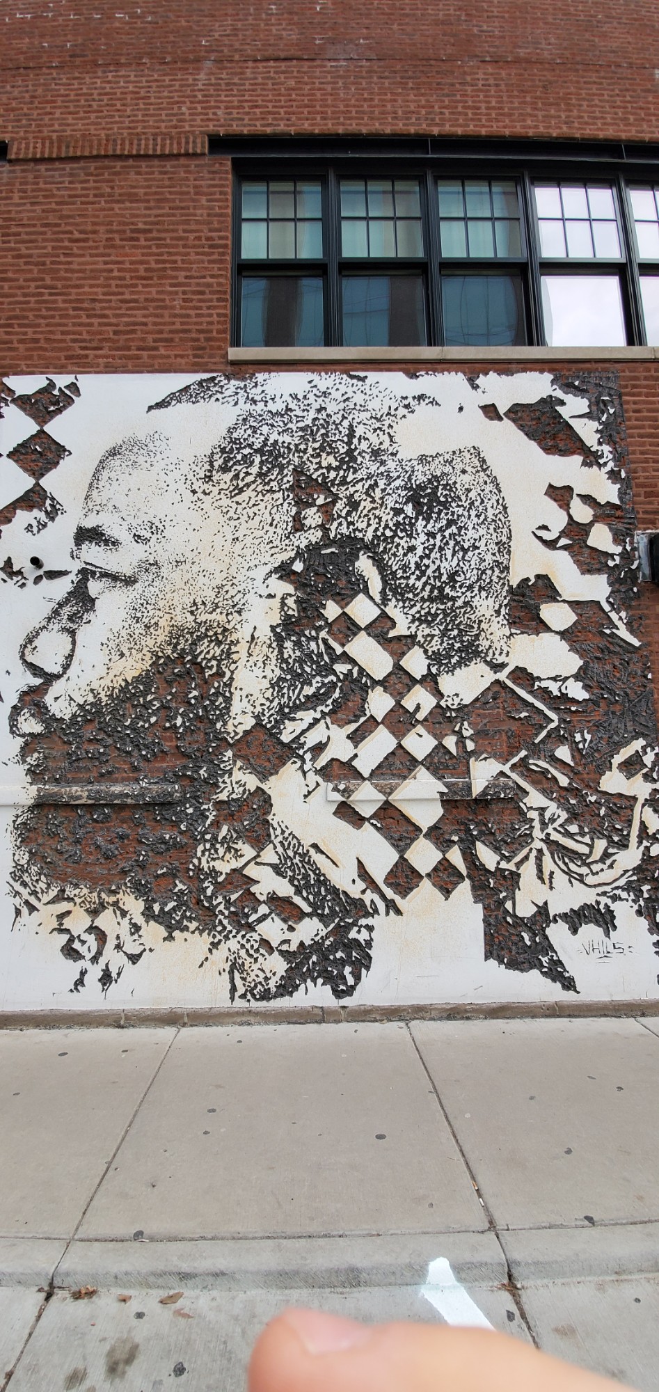 mural in Chicago by artist Vhils. Tagged: Joe Freshgoods
