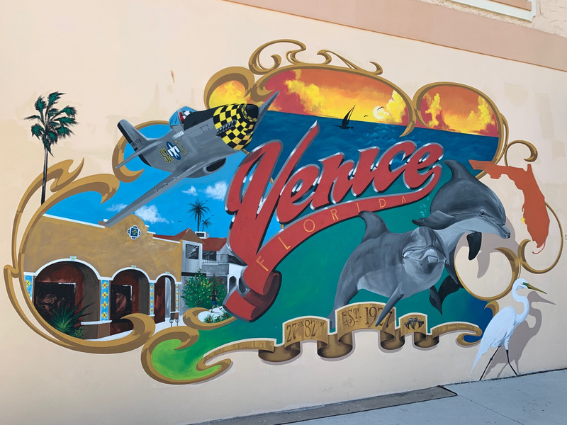 mural in Venice by artist unknown.