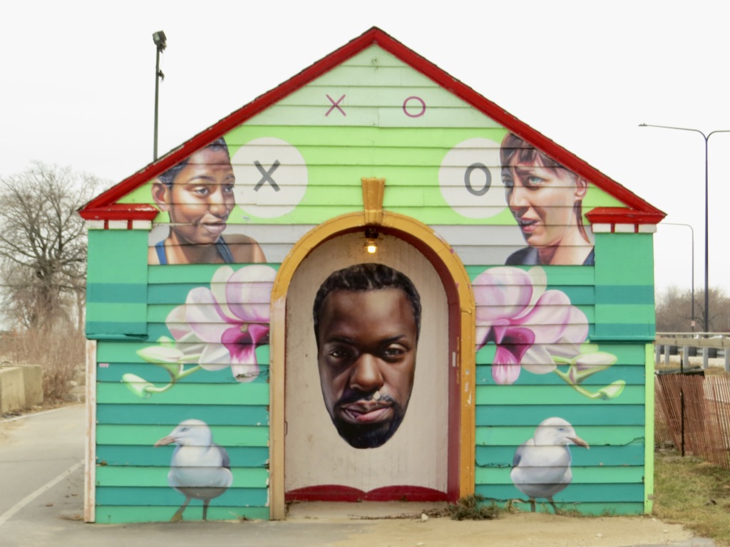 mural in Chicago by artist Jeff Zimmermann.