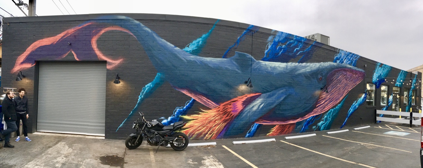 mural in Chicago by artist Czr Prz.