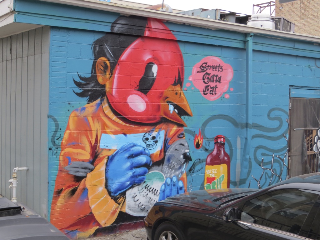 mural in Chicago by artist Sentrock.