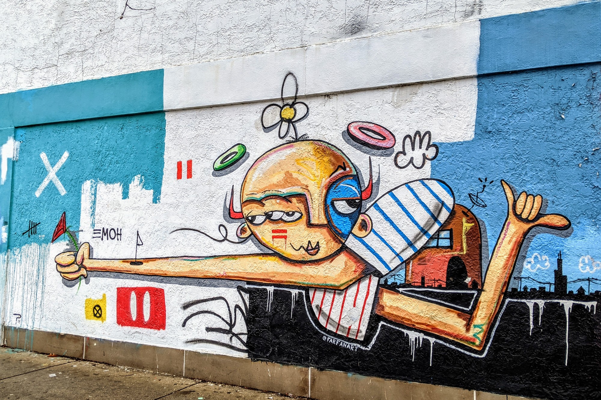 mural in Chicago by artist Sergio Farfán.