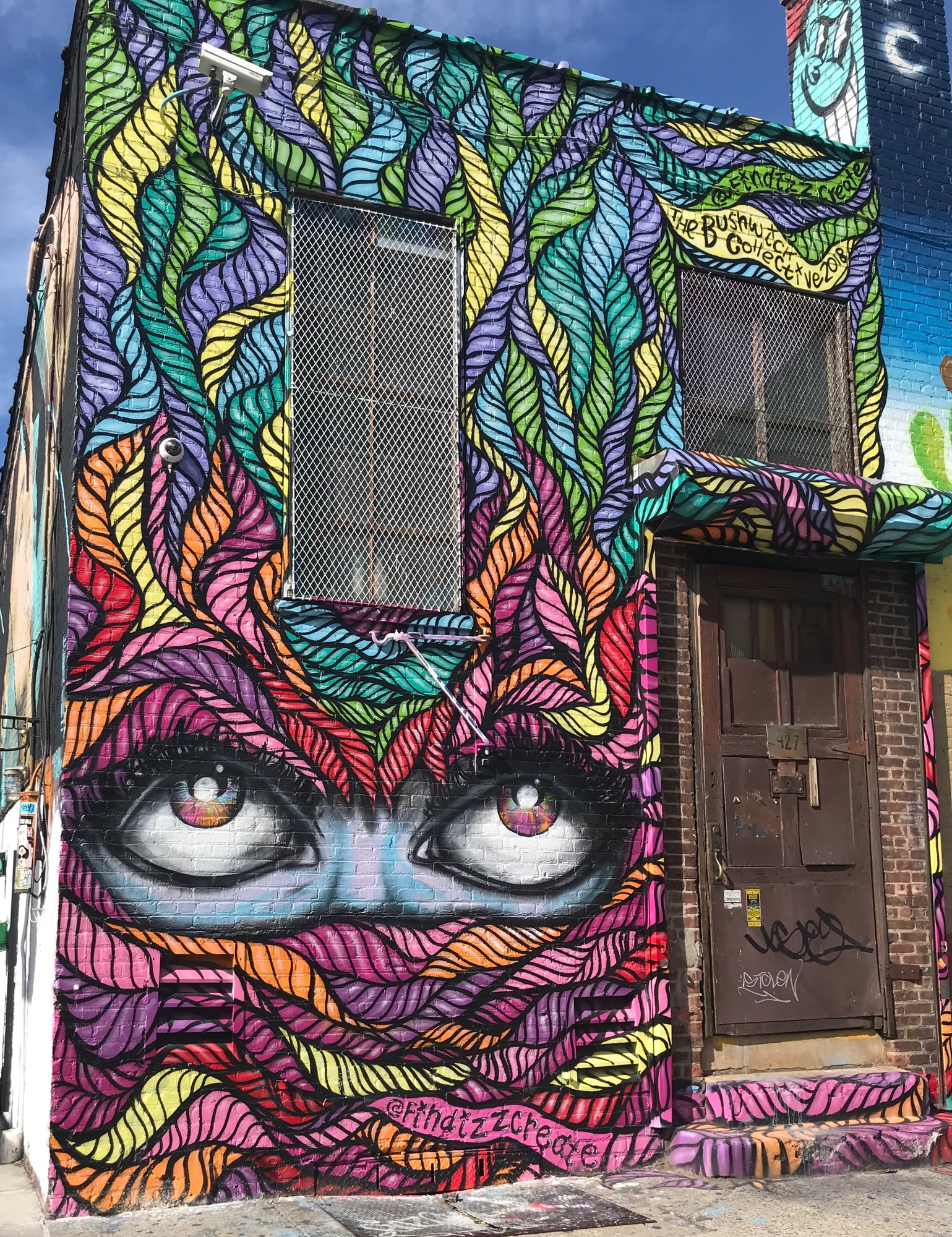 mural in Brooklyn by artist Isabelle Ewing.