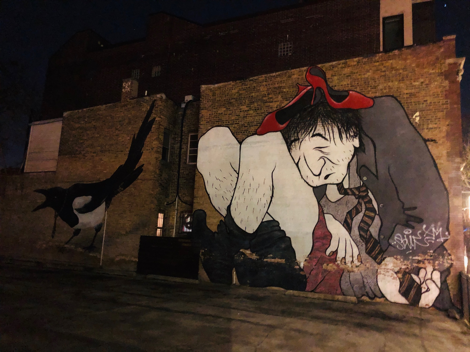 mural in Chicago by artist Ella & Pitr.