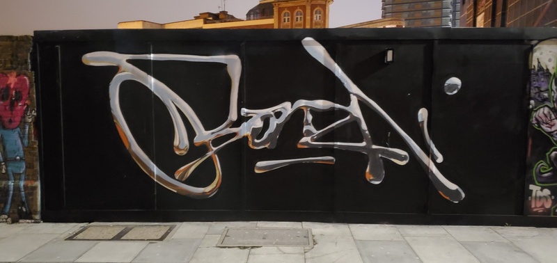 mural in London by artist Dave Bonzai.