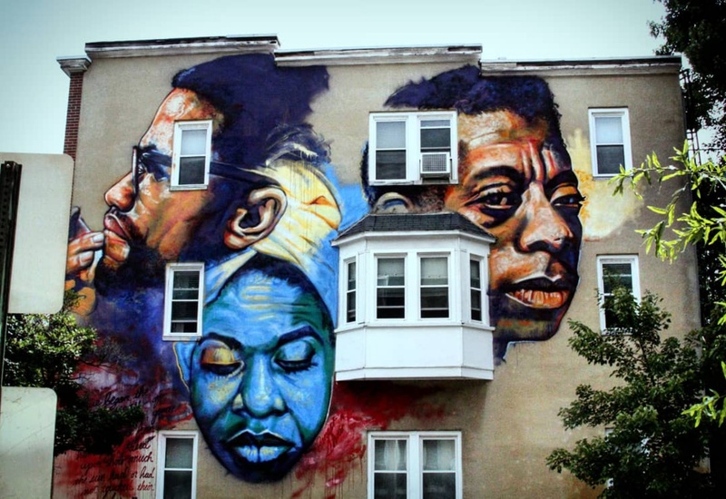 mural in Baltimore by artist Ernest Shaw Jr..