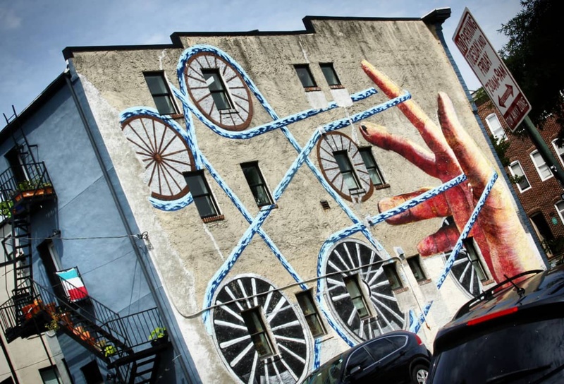 mural in Baltimore by artist Nanook.