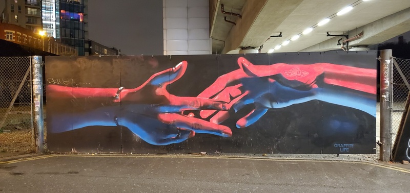 mural in London by artist unknown.