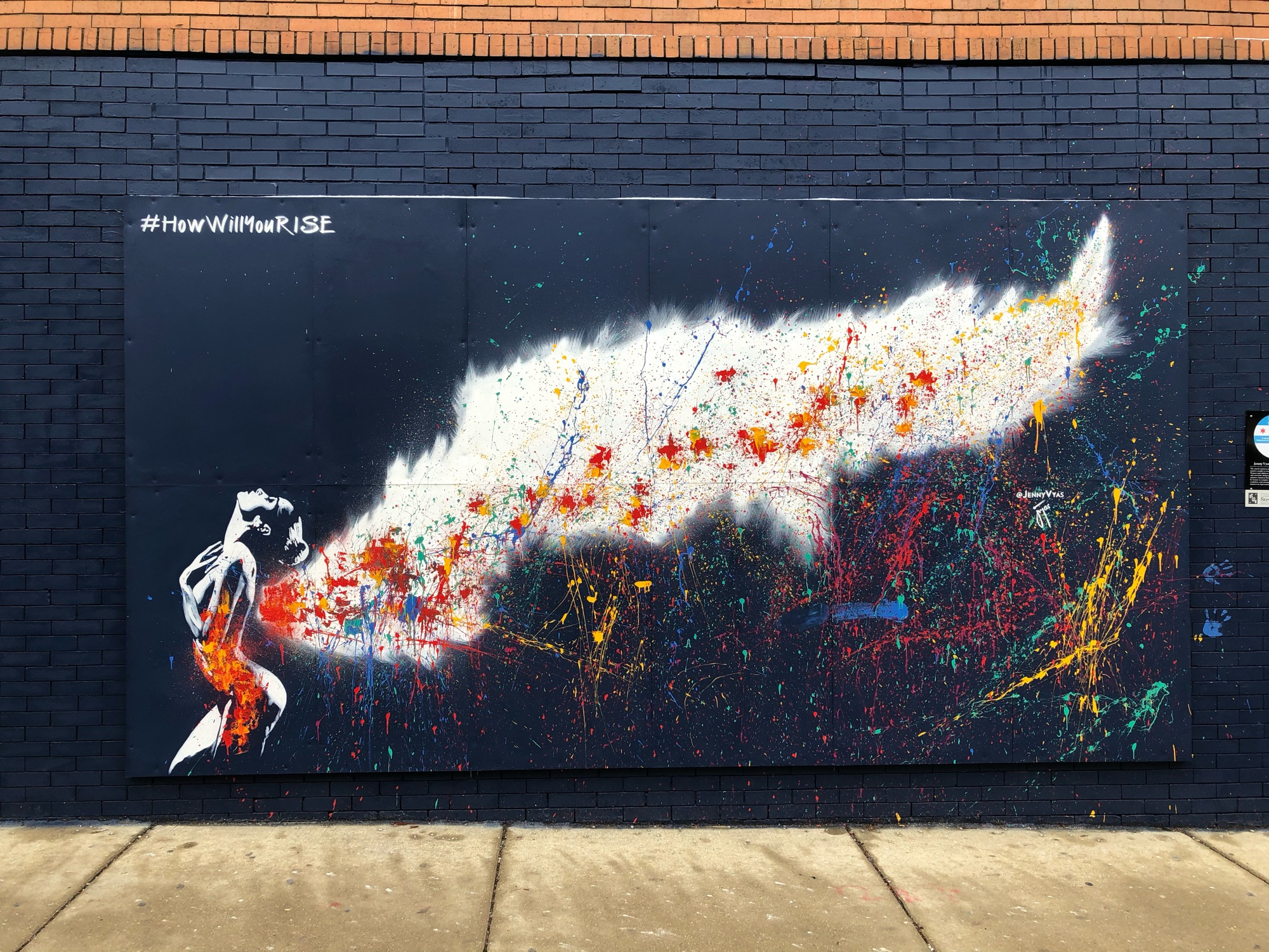 mural in Chicago by artist Jenny Vyas.