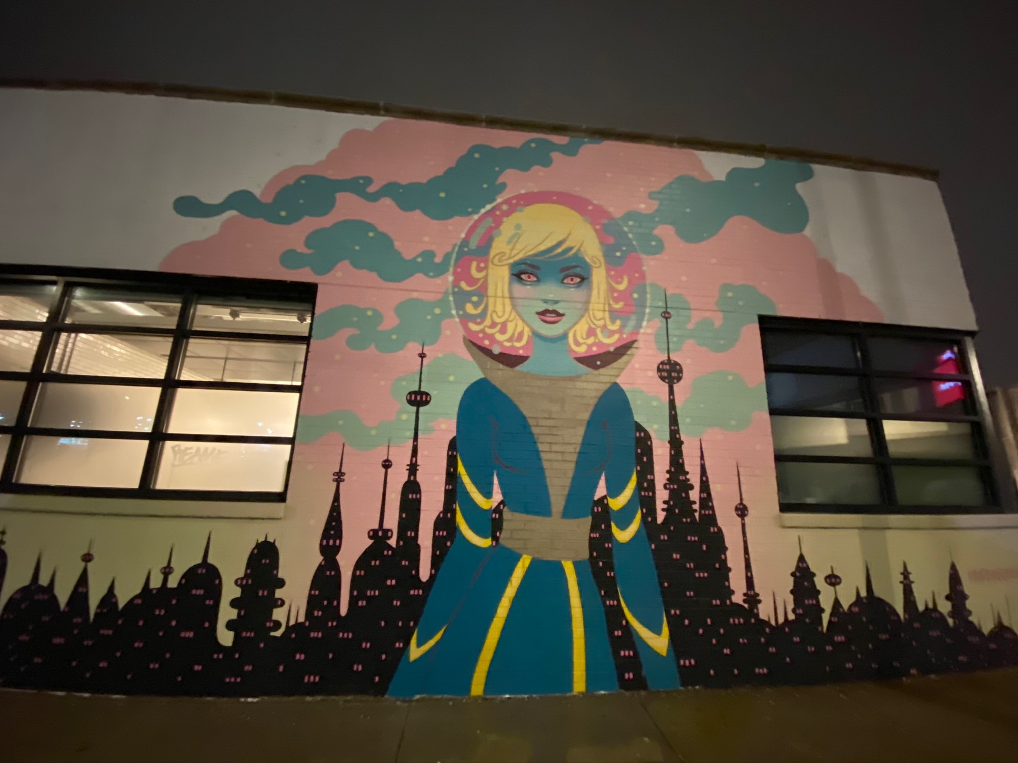 mural in Chicago by artist Tara McPherson.
