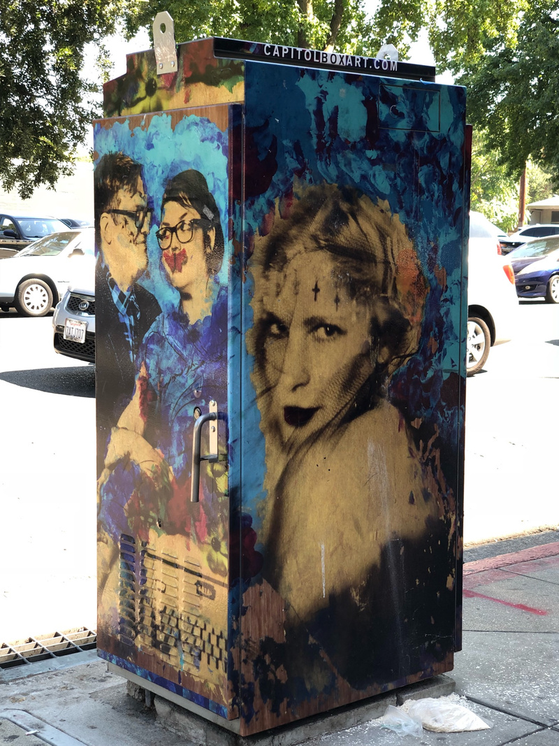 mural in Sacramento by artist unknown.