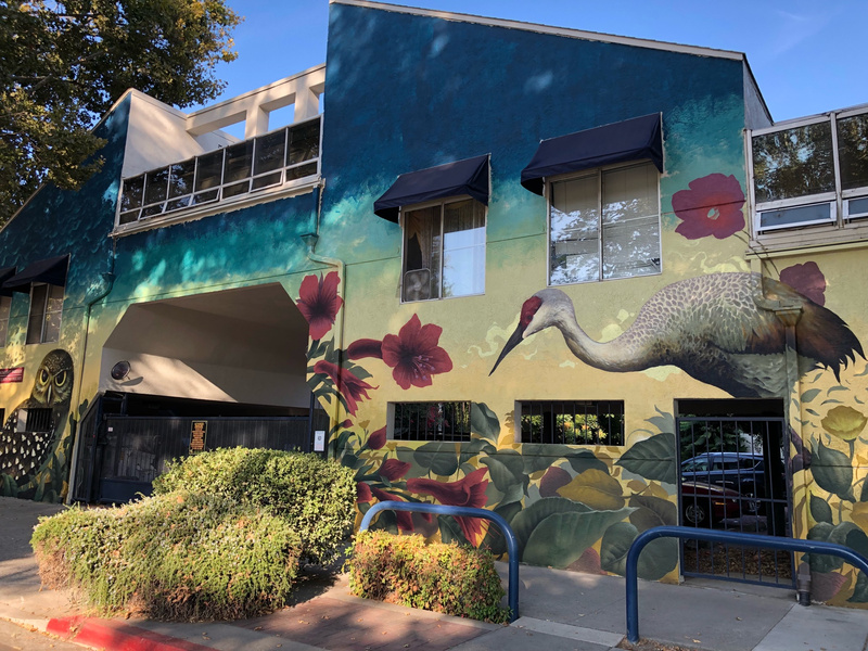 mural in Sacramento by artist unknown.